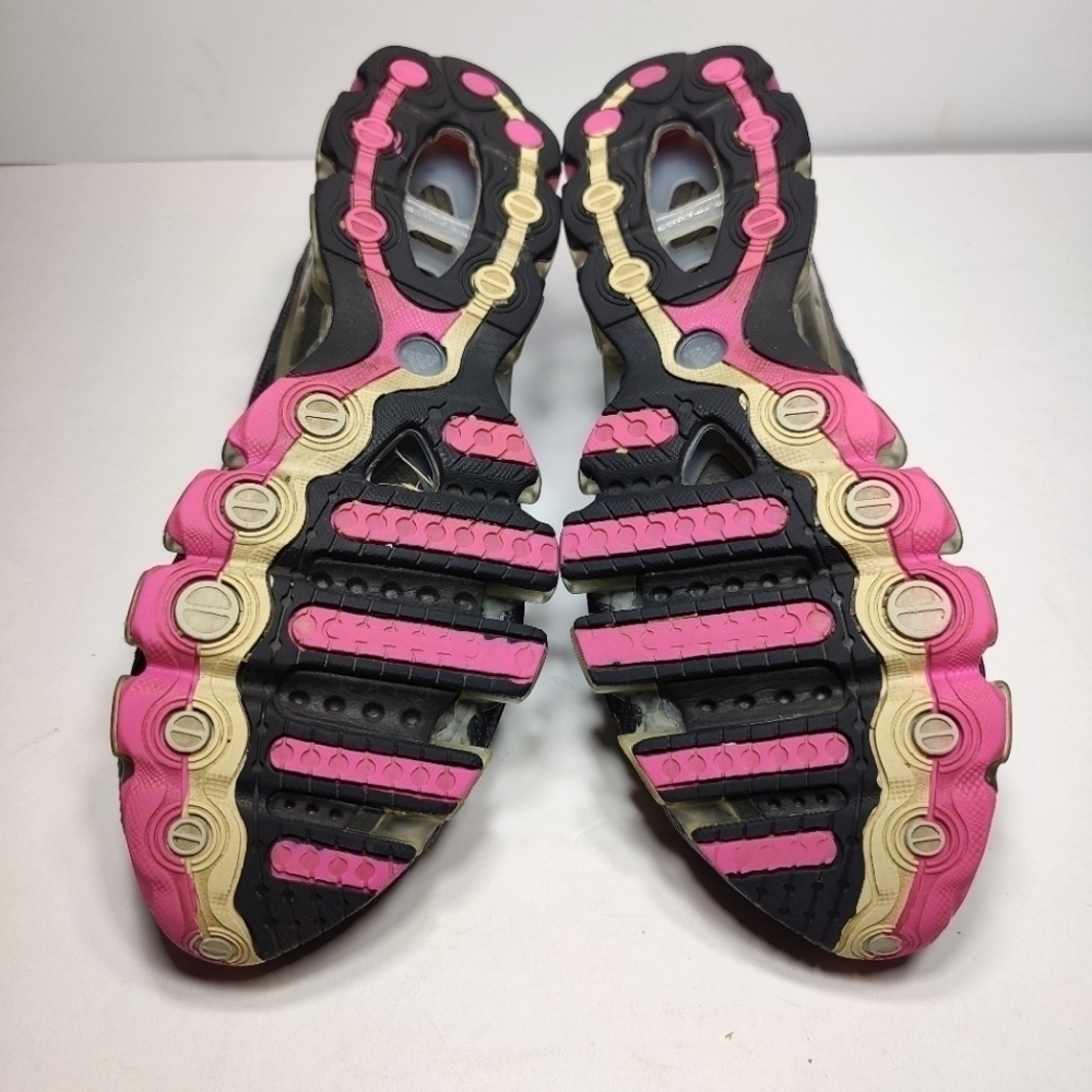 Adidas RARE Vintage Classic Mujer Microbounce Plus Gray Pink Shoe Sneakers Sz 11 - Picture 9 of 10